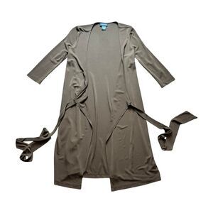 Women's Sutton Studio Brown Tunic Cardigan